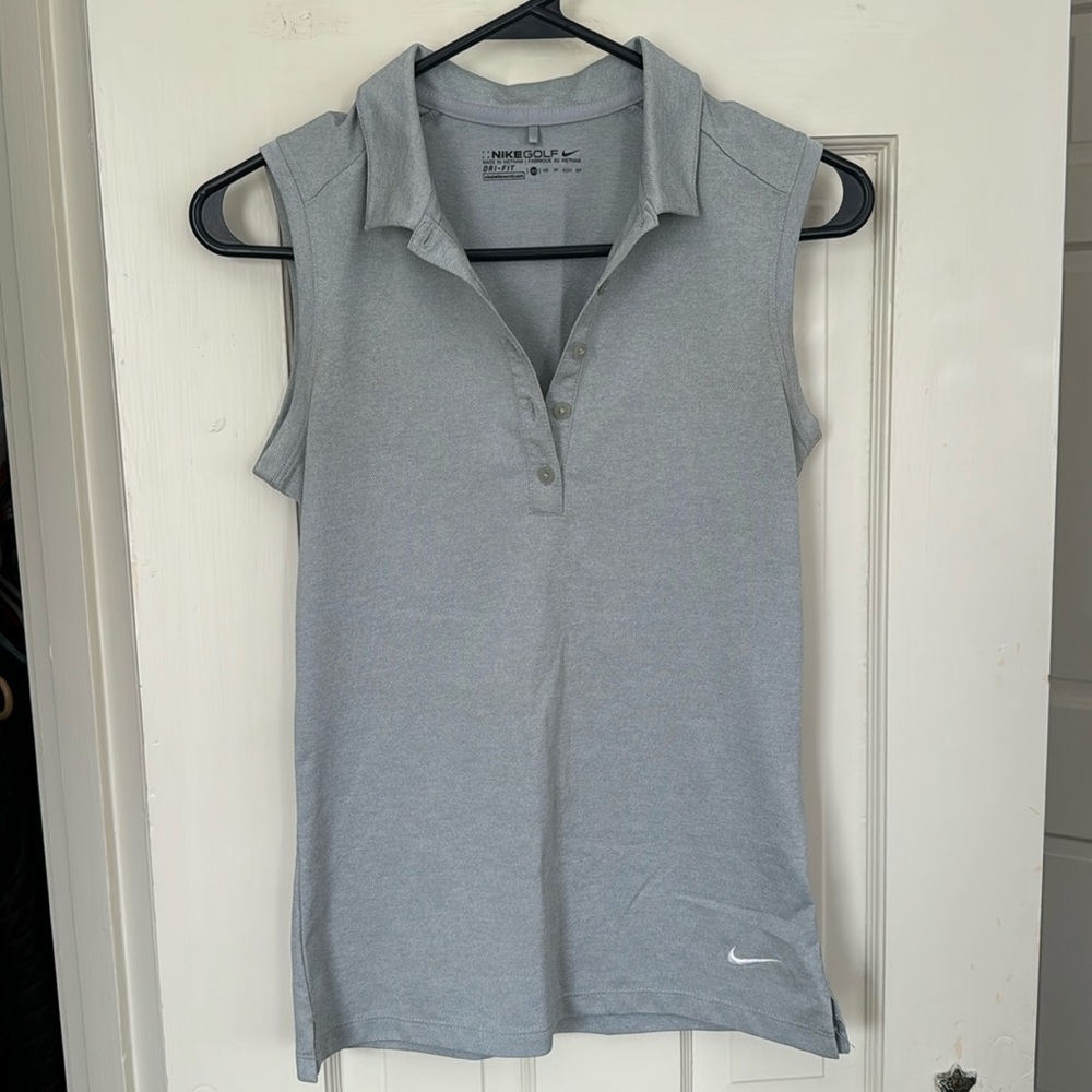 Grey Nike women’s golf tank